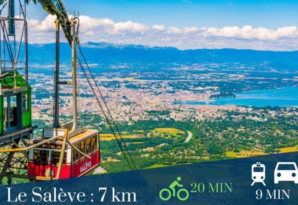 Apart 5 Personnes, 1Min Gare D'Annemasse, Geneve 5Km Zewnętrze zdjęcie