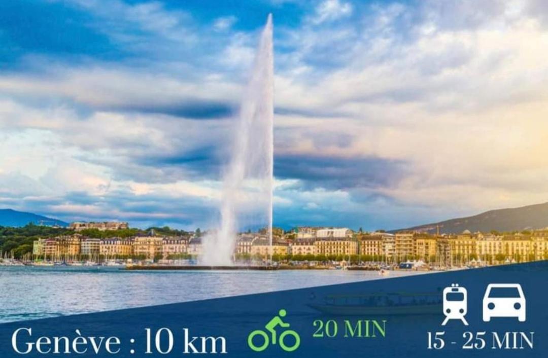 Apart 5 Personnes, 1Min Gare D'Annemasse, Geneve 5Km Zewnętrze zdjęcie